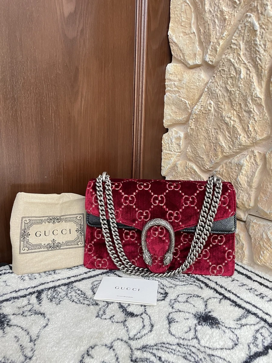 Gucci Velvet Exterior Bags & Handbags for Women for sale | eBay