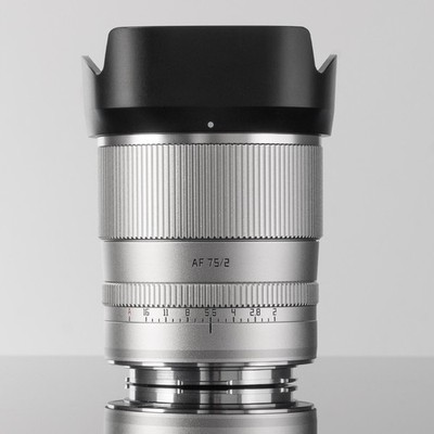 TTArtisan 75mm F2.0 Full Frame auto Portrait Bokeh Lens for Leica L SL TL Camera