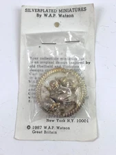 Miniature Dollhouse Silver Plated Tea Serving Set Coffee Service Sugar Creamer