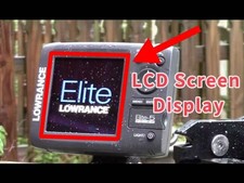 Schermo display LCD per LOWRANCE Elite - 5x chirp FISHFINDER sonar GPS