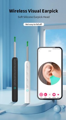 Wireless Ear Wax Cleaner with Camera Safe Earwax Removal Endoscope with Camera.