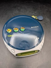 Sony CD Walkman Psyc Portable Player Blue D-EJ360 Good G-Protection Y2K Retro