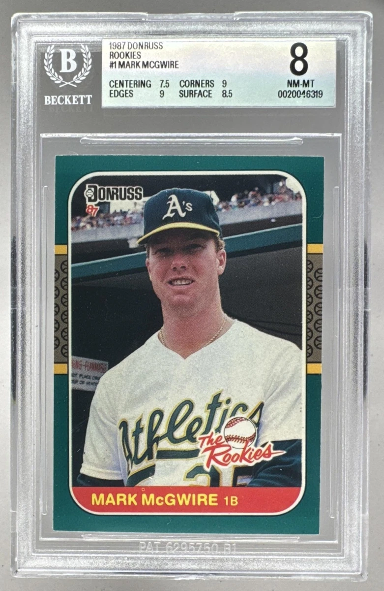 1987 Donruss The Rookies - Mark McGwire #1 for sale | eBay