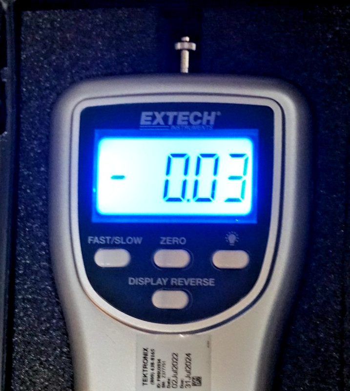 Extech 475040 Digital Force Gauge with case VGC