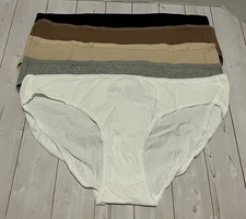 New 5 pair women’s size XL Deal Worthy bikini panties underwear cotton blend