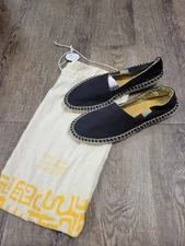 Ubuntu Shoes Espadrille Slip On Handmade in Kenya  Beaded Detail Womens Size 10W