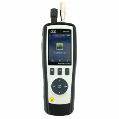 CEM DT-9880 3-in-1 Particle Counter Temperature Measurement 2.8 Inch TFT Color