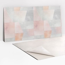 Peel & Stick Vinyl Wall Panel for Kitchen Waterproof Stone composition 100x50