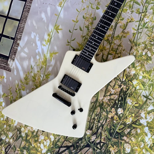 James Hetfield Creamy Explorer Electric Guitar EMG pickup ship from US in stock