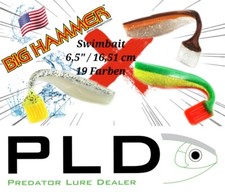 Big Hammer Swimbait 6.5? (16.51cm) Rubber Fish Softbait Pike Lure Pike Fishing