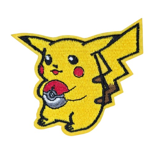 POKEMON GO TV SERIE / VIDEOSPIEL NIEDLICHER POKE BALL PIKACHU AUFBÜGLER PATCH - Bild 2 von 3
