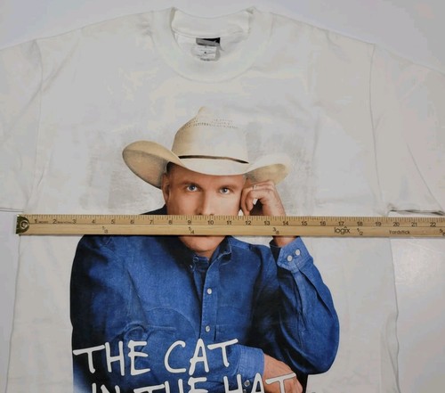 Garth Brooks T Shirt Size Medium Cat In The Hat Has 9 Lives Kansas City Concert - Picture 5 of 5