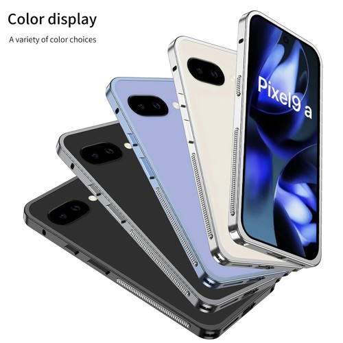 Aluminum Bumper Frame Case +lens Film For Google Pixel 10 9 Pro XL 8 7 Pro 9a - Picture 2 of 32