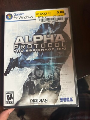 Alpha Protocol The Espionage RPG PC Game - Sealed