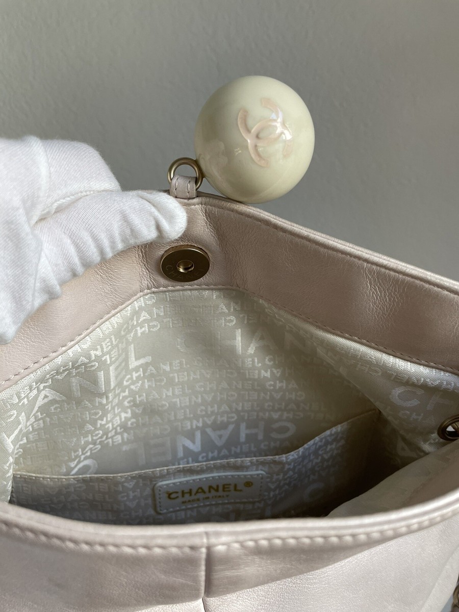 Chanel Cue Ball Foldover Bag Leather Medium | eBay