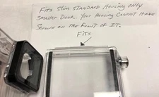 WATERPROOF Expansion Back Door for GoPro Hero3 Hero4 Bat LCD Standard Housing