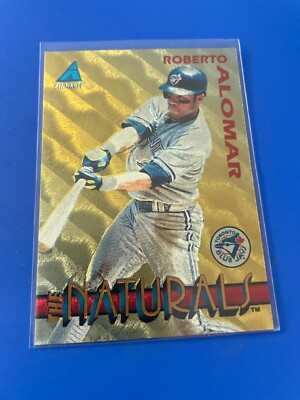 1994 Pinnacle The Naturals #8 Roberto Alomar  {24E5}