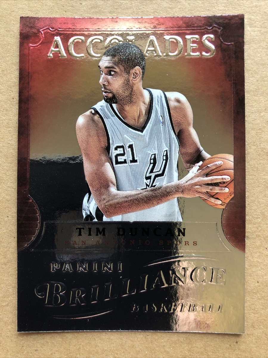 2012-13 Panini Brilliance Accolades #12 Tim Duncan Spurs 2012-13 Panini Brilliance Accolades #12 Tim Duncan Spurs