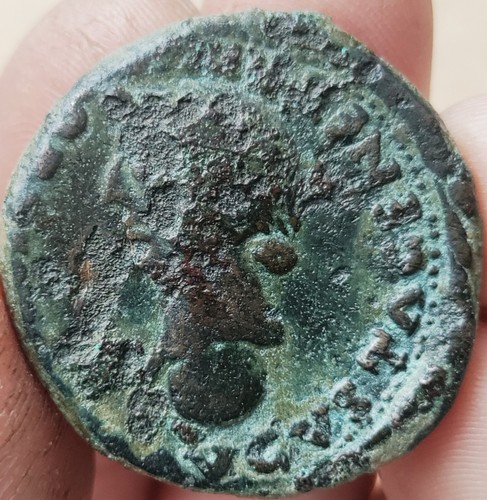 Tiberius A.D.20, Sestertius 33mm August w Livia, Authentic Roman coin Jesus Time - Picture 2 of 6