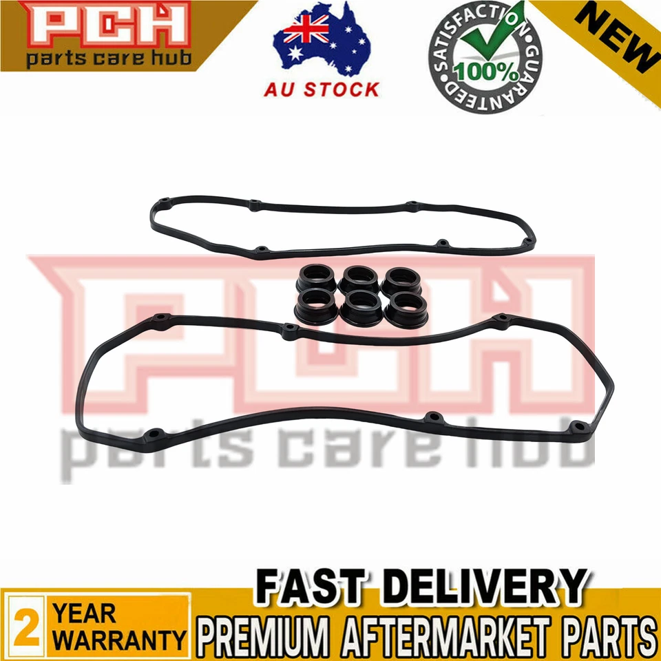 Valve Rocker Cover Gaskets Kit For Mitsubishi Magna TH TJ TL TW 3.5L 6G74 99-05 - image 2 of 4