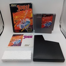 Joust Nintendo Entertainment System CIB Box Game Manual Styrofoam Dust Cover NES
