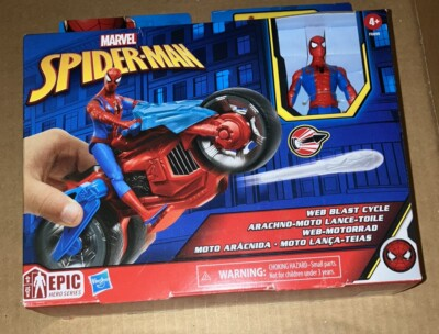 #ad Hasbro Spider Man Motorcycle And Character $39.99