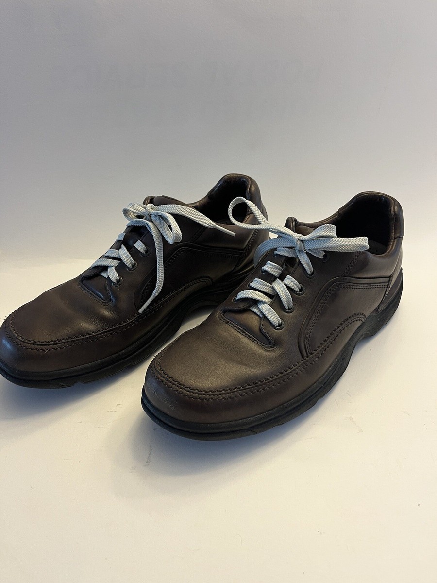 Leather Men's Eureka Walking Sneaker ROCKPORT Eureka Dark