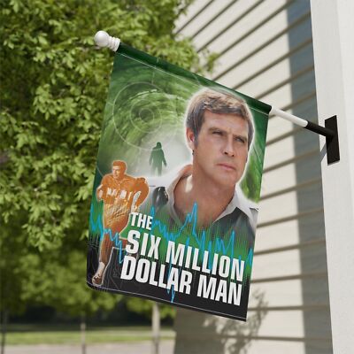Six Million Dollar Man House Flag, Steve Austin Flag, Outdoor Decor, TV