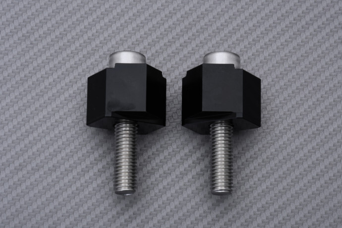 Rehausseur de guidon 20mm noir pour équiper votre KTM Adventure 250 en voyage et road-trip