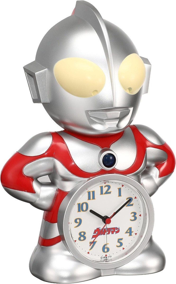 Seiko Ultraman Talking Alarm Clock Silver 23.7 x 16.7 x 12cm from