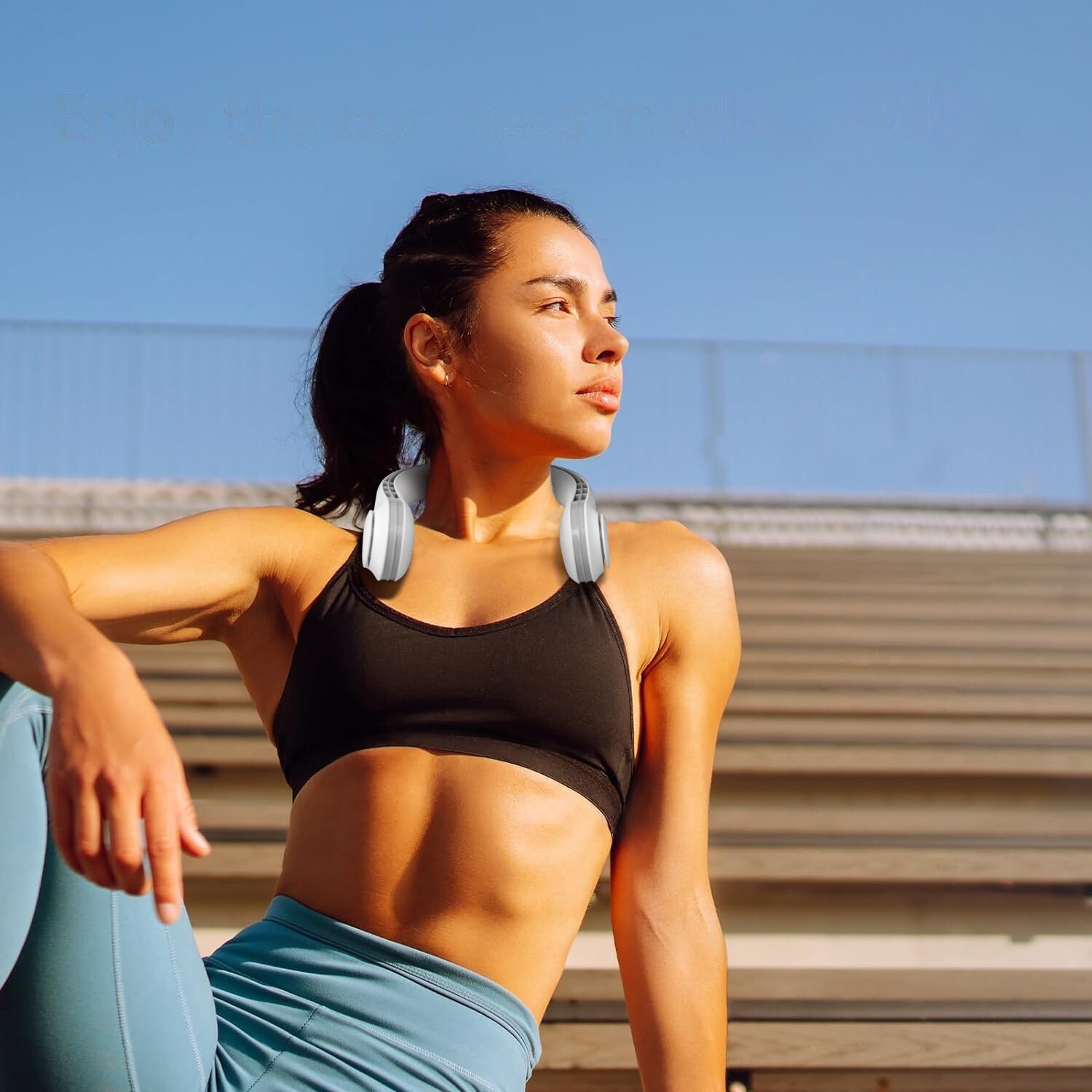 Bladeless Neck Fan - 3-Speed Portable Hanging Design | Super Strong & Silent USA