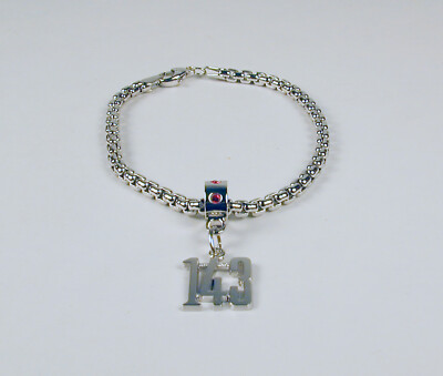 Sterlingsilber 143 = I LOVE YOU 7'' Perlenarmband kostenloser US-Versand