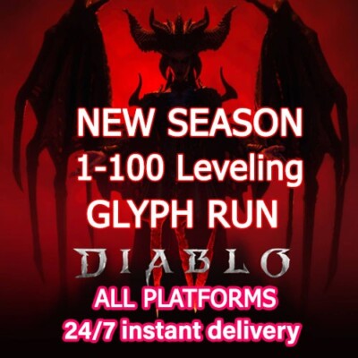 SEASON 6 DIABLO 4 LEVEL POWER LEVELING + TORMENT 