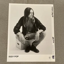 Iggy Pop Press Photo 8x10”. Iggy & The Stooges. See Description.