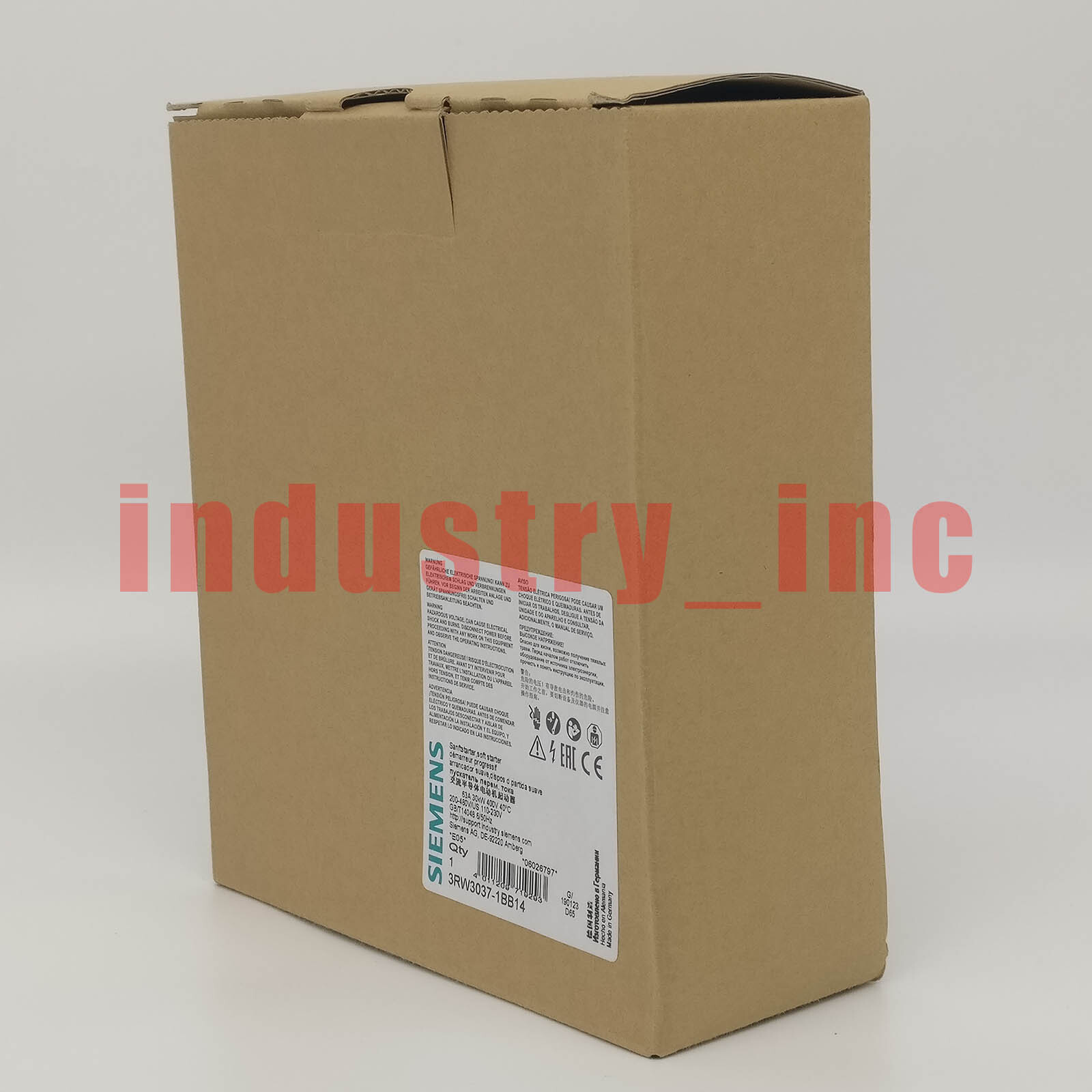 New in box Siemens 3RW3037-1BB14 soft starter one year warranty 