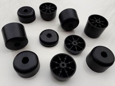 &Oslash;50mm verst&auml;rkte M&ouml;belgleiter H&ouml;he 15mm 25mm 28mm 35mm 50mm Kunstoff SEHR STABIL