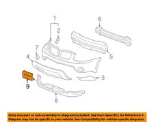 Pontiac GM OEM 06-09 Soporte de montaje de placa de licencia de torrente 10387190