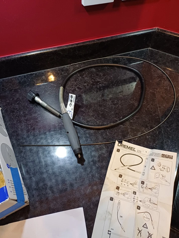 Dremel 225 Flex-Welle Mehrzweck Flexible Dremel Verlängerung - DEFEKT - BESCHÄDIGT - Bild 2 von 4
