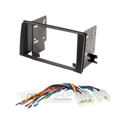 Double DIN Car Stereo Dash install Kit, Harness for 2003-2009 Toyota 4Runner