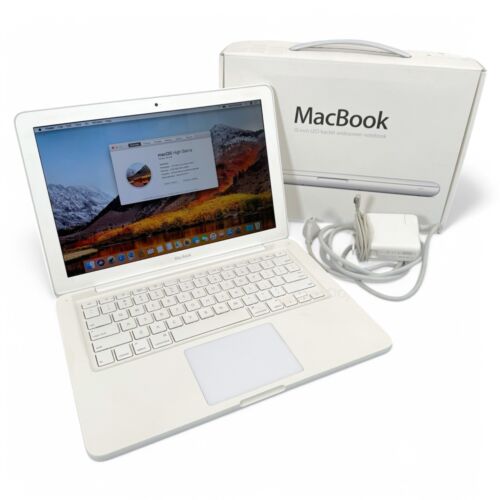 MacBook 13" White Unibody LED Backlit Widescreen Notebook A1342 2009 WORKS