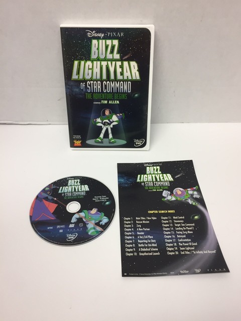 Buzz Lightyear of Star Command: The Adventure Begins (DVD, 2000) for sale online | eBay