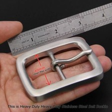 1 1/2" 38mm Cowboy Stainless Steel Belt Buckle Western belt buckle for Leather