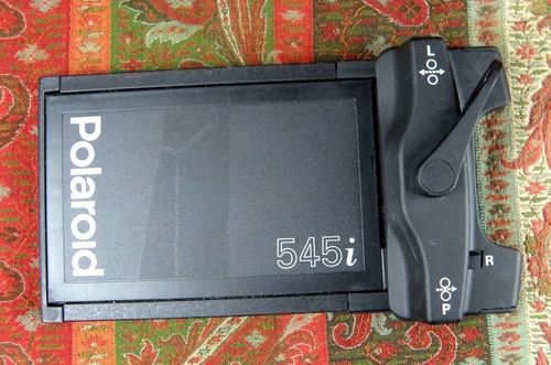 Vintage Polaroid 545i Sheet Film Holder Back 4x5 Clean Use with Sheet Film Photo - 第 1/3 張圖片