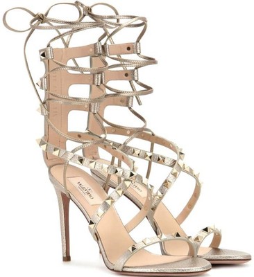valentino lace up heels