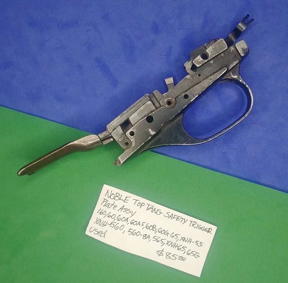 Conjunto de placa de gatillo - Tipo de seguridad Top Tang - Pieza de escopeta noble LEER PARA AJUSTAR Foto 2 de 4