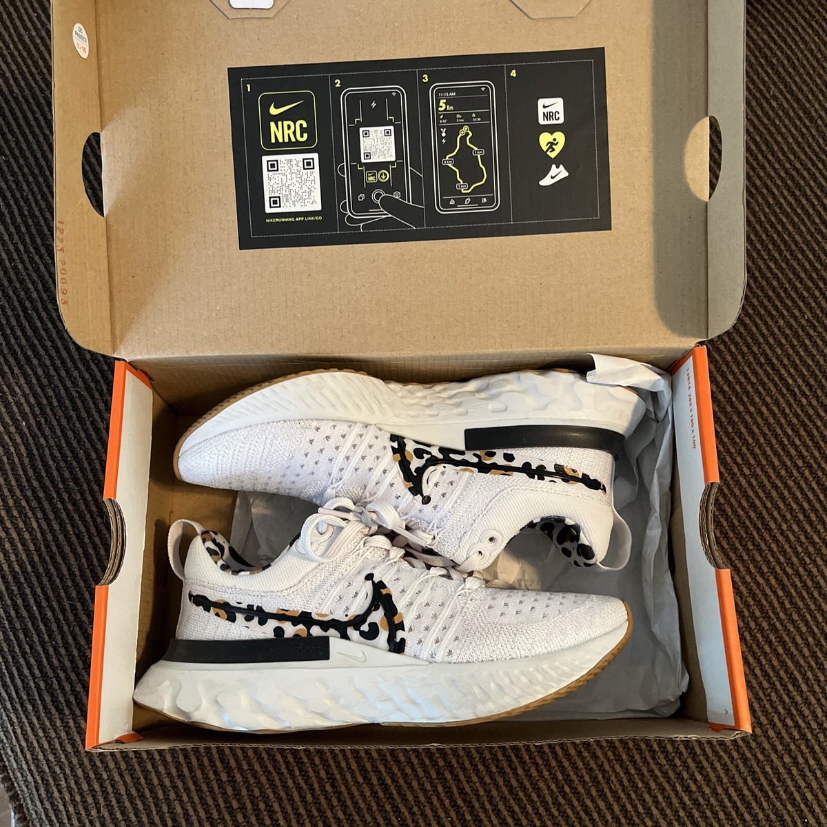 nike react infinity run flyknit 2 cheetah