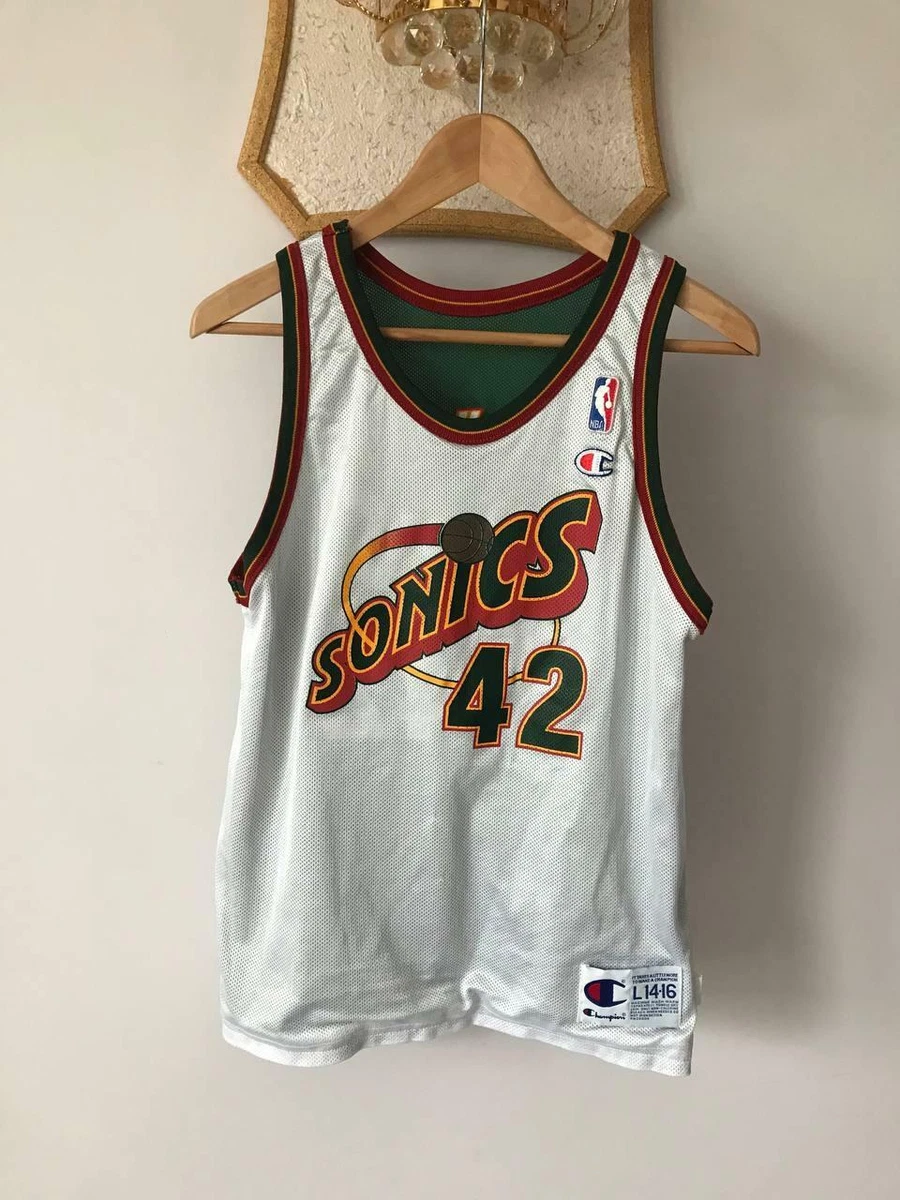 Seattle Supersonics White NBA Jerseys for sale