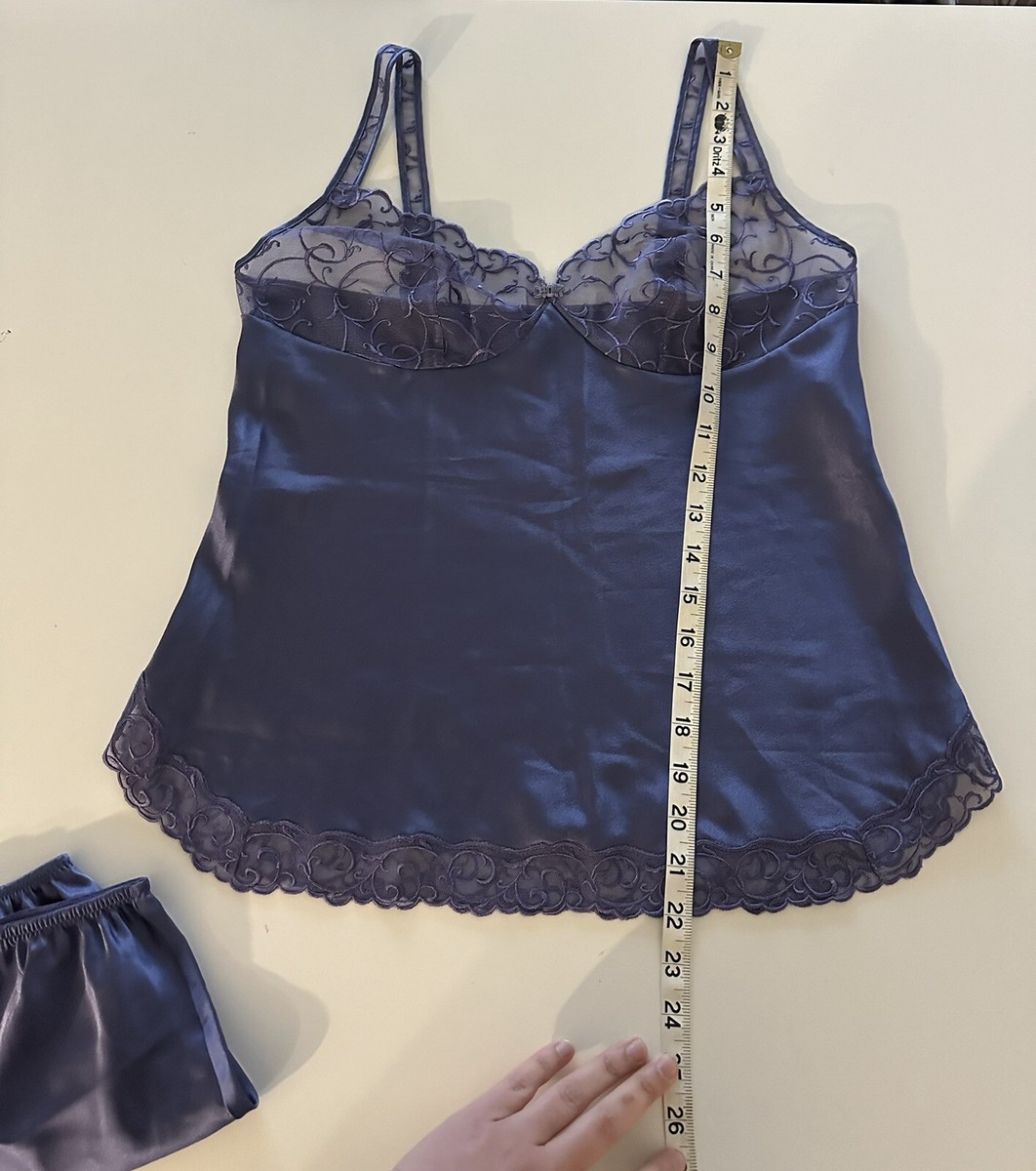 Vintage Christian Dior Lingerie Set Shorts Tank Logo