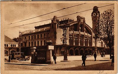 Old postcard Rouen-La Gare Rive Droite (348476)