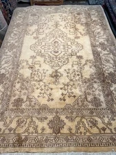 5'8" x 9'1" New Indian Ser api Oriental Rug - Hand Made - 100% Wool